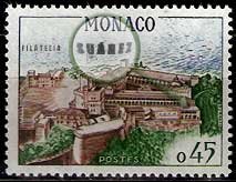 Serie de sellos Mónaco nº 0546 (*)