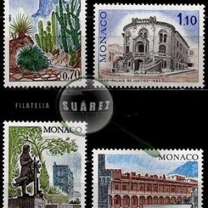 Serie de sellos Mónaco nº 1214/17 (**)