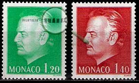 Serie de sellos Mónaco nº 1233/34 (**)