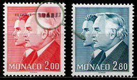 Serie de sellos Mónaco nº 1374/75 (**)