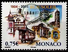 Serie de sellos Mónaco nº 2423 (**)