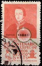 Serie de sellos México nº 0621 (o)