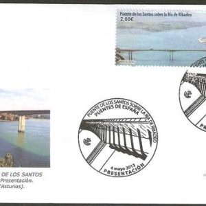 0791. Matasellos Puente de los Santos (Castropol – 4/05/13)