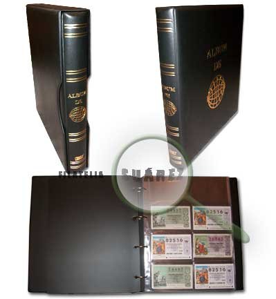 Album BBB para Décimos de lotería. Montado