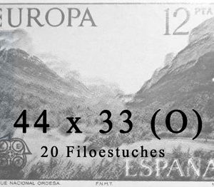 Filoestuches Antiguo Togall «O». Ancho:44mm Alto: 33 Abierto