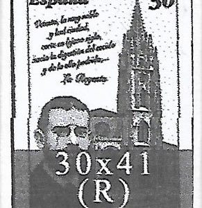 Filoestuches Antiguo Togall «R». Ancho:29mm Alto: 41mm. Abierto