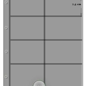 Paquete 10 hojas para calendarios. BBB 8 dep. horizontal