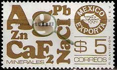 Serie de sellos México nº 0886 (**)