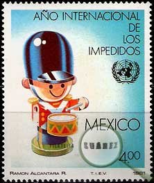Serie de sellos México nº 0939 (**)