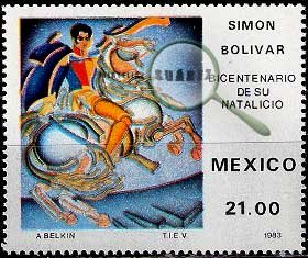 Serie de sellos México nº 1017 (**)
