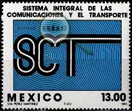 Serie de sellos México nº 1025 (**)