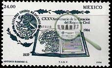 Serie de sellos México nº 1069 (**)