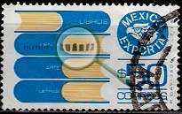 Serie de sellos México nº 1088 (o)