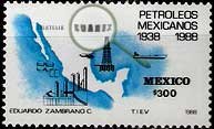 Serie de sellos México nº 1225 (**)