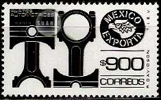 Serie de sellos México nº 1245 (**)