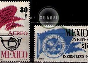 Serie de sellos México nº Aéreo 0266/67 (*)