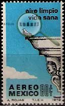 Serie de sellos México nº Aéreo 0349 (**)