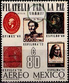 Serie de sellos México nº Aéreo 0351 (**)
