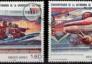 Serie de sellos México nº Aéreo 0499/500 (**)