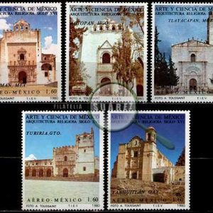 Serie de sellos México nº Aéreo 0520/24 (**)