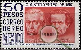 Serie de sellos México nº Aéreo 0464 (**)