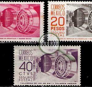 Serie de sellos México nº Postal 0019 A/19 C (**)