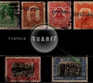 Serie de sellos México nº Oficial 0043/52 (o) y (*)