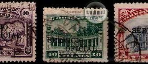 Serie de sellos México nº Oficial 0137/39 (o)