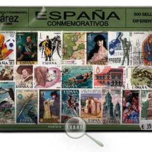 España «conmemorativos» 500 sellos usados