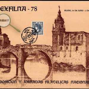 Hojas Recuerdo Nº 066. Exfilna 78. Con Matasello