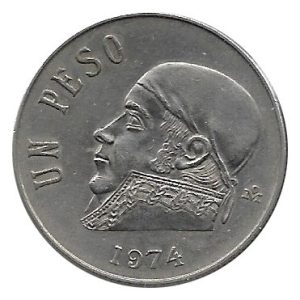 Moneda México 0001 peso 1981.MBC 8 Cerrado