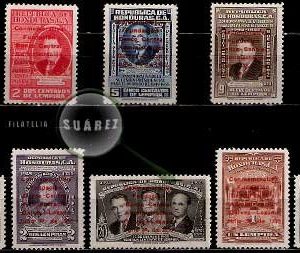 Serie de sellos Rep. de Honduras deportes Nº A-0171/80 (**)