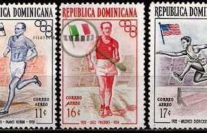 Serie de sellos Rep. Dominicana deportes Nº 0101/03 (**)