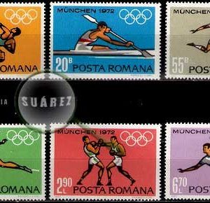 Serie de sellos Rumanía deportes Nº 2688/93 (**)