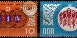 Serie de sellos Alemania deportes Nº 0975/76 (**)