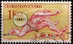 Serie de sellos Checoslovaquia deportes Nº 1004 (o)