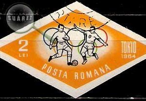Serie de sellos Rumanía deportes Nº 2038 (o)
