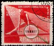 Serie de sellos Rumanía deportes Nº 1512 (o)