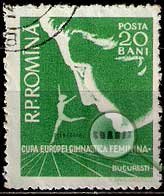Serie de sellos Rumanía deportes Nº 1511 (o)