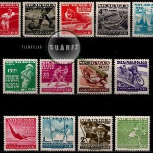 Serie de sellos Nicaragua deportes Nº A-0267/79 (**)