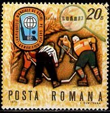 Serie de sellos Rumanía deportes Nº 2513 (o)