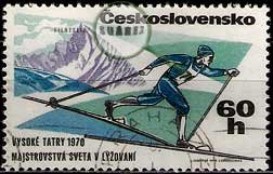 Serie de sellos Checoslovaquia deportes Nº 1763 (o)