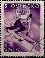 Serie de sellos Eslovaquia deportes Nº 0109 (o)