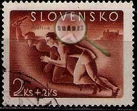 Serie de sellos Eslovaquia deportes Nº 0111 (o)