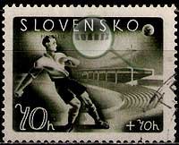 Serie de sellos Eslovaquia deportes Nº 0108 (o)