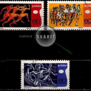 Serie de sellos Polonia deportes Nº 1860/62 (o)