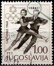Serie de sellos Yugoslavia deportes Nº 1140 (o)