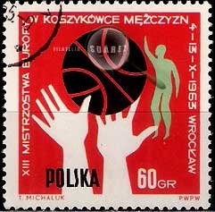 Serie de sellos Polonia deportes Nº 1286 (o)