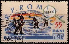 Serie de sellos Rumanía deportes Nº 1757 (o)