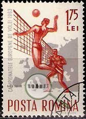Serie de sellos Rumanía deportes Nº 1975 (o)